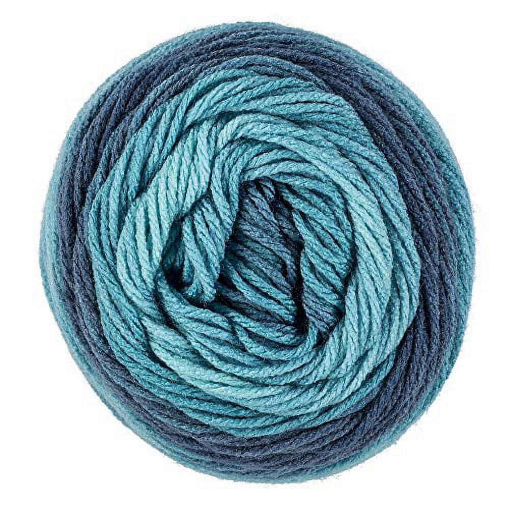 Red Heart Super Saver Ombre Medium Acrylic Green Apple Yarn, 482 yd