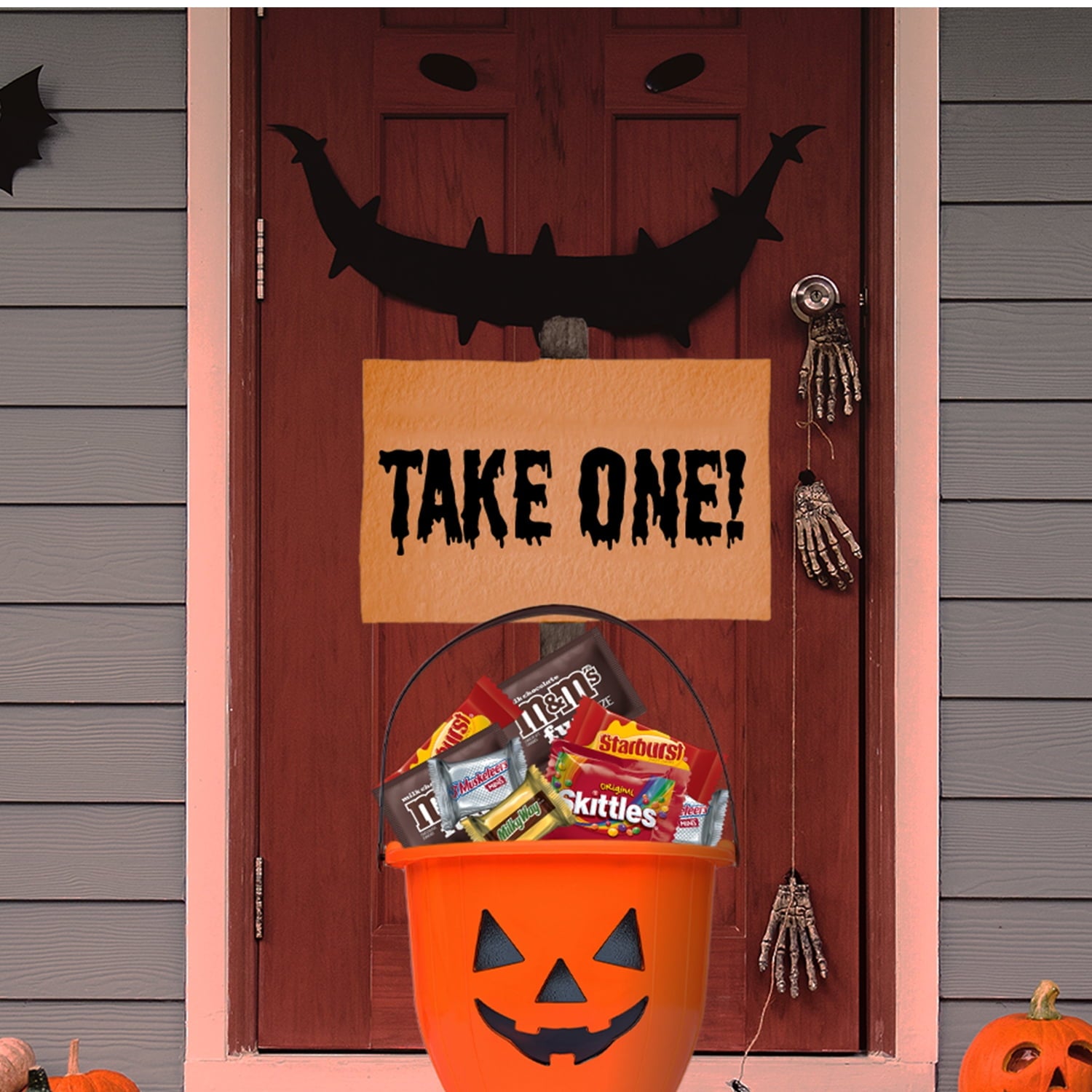 Skittles, Twix, Starburst & More Halloween Candy Variety Pack - 180 Ct Bulk Bag