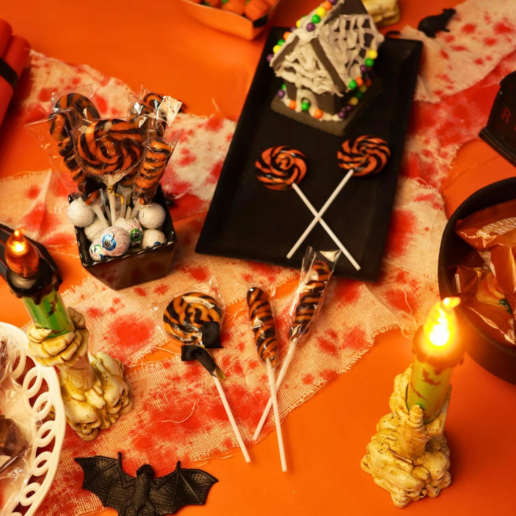 Halloween Swirl Lollipops, Trick or Treat Candy, 24 Count, 10.16 Ounce Box