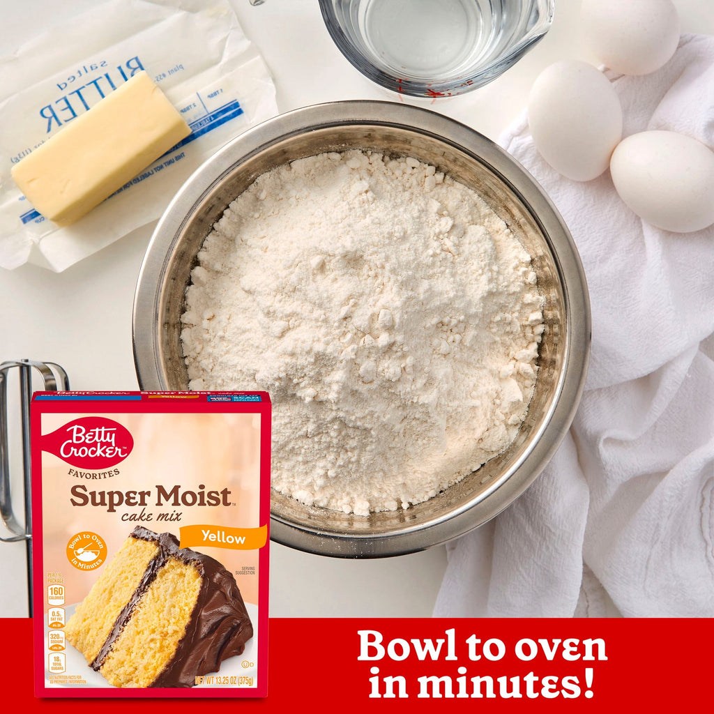 Betty Crocker Favorites Super Moist Yellow Cake Mix, 13.25 oz