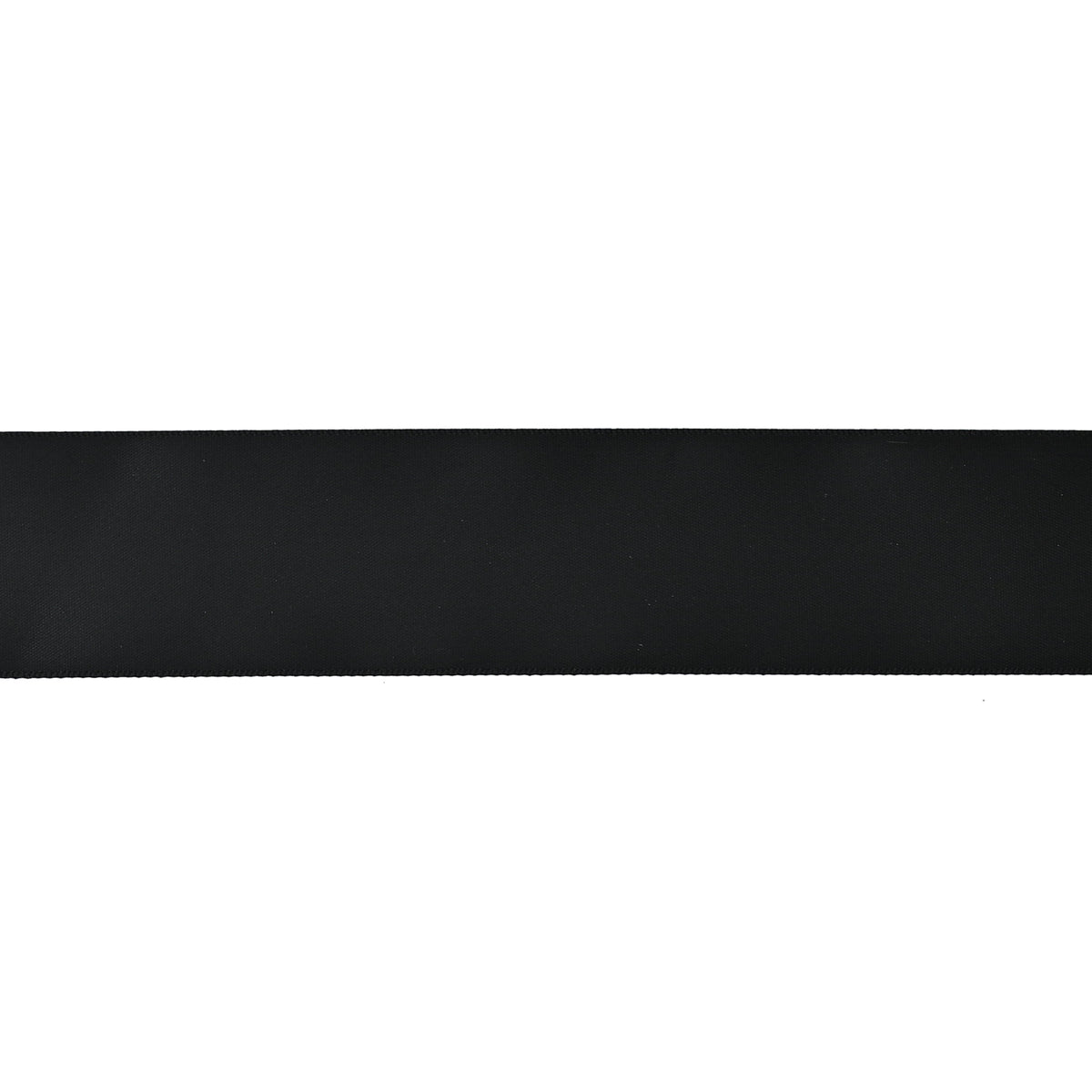 Gwen Studios 1.5" Black Satin Ribbon, 7 Yards