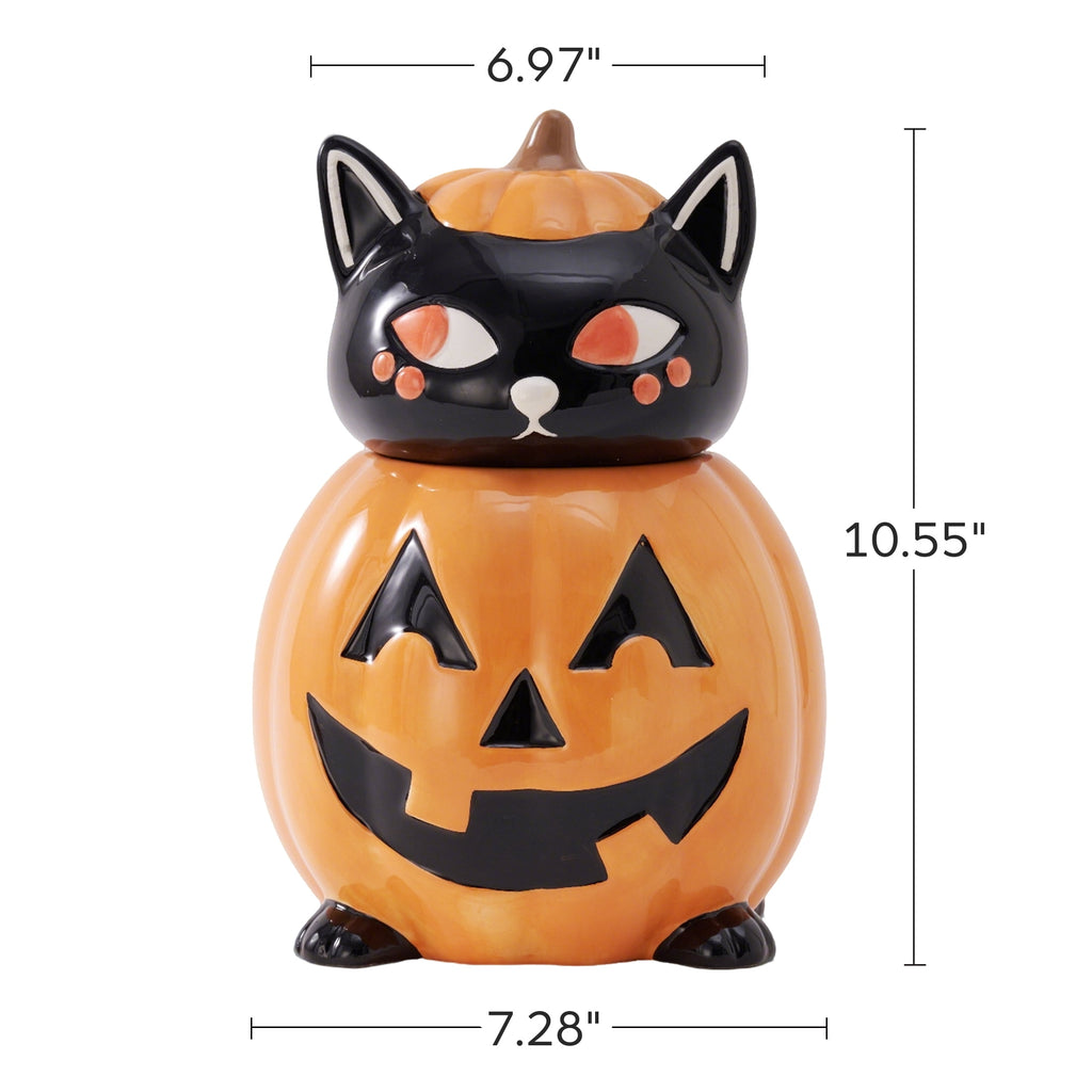 Way to Celebrate Halloween Ghost Dog Ceramic Cookie Jar