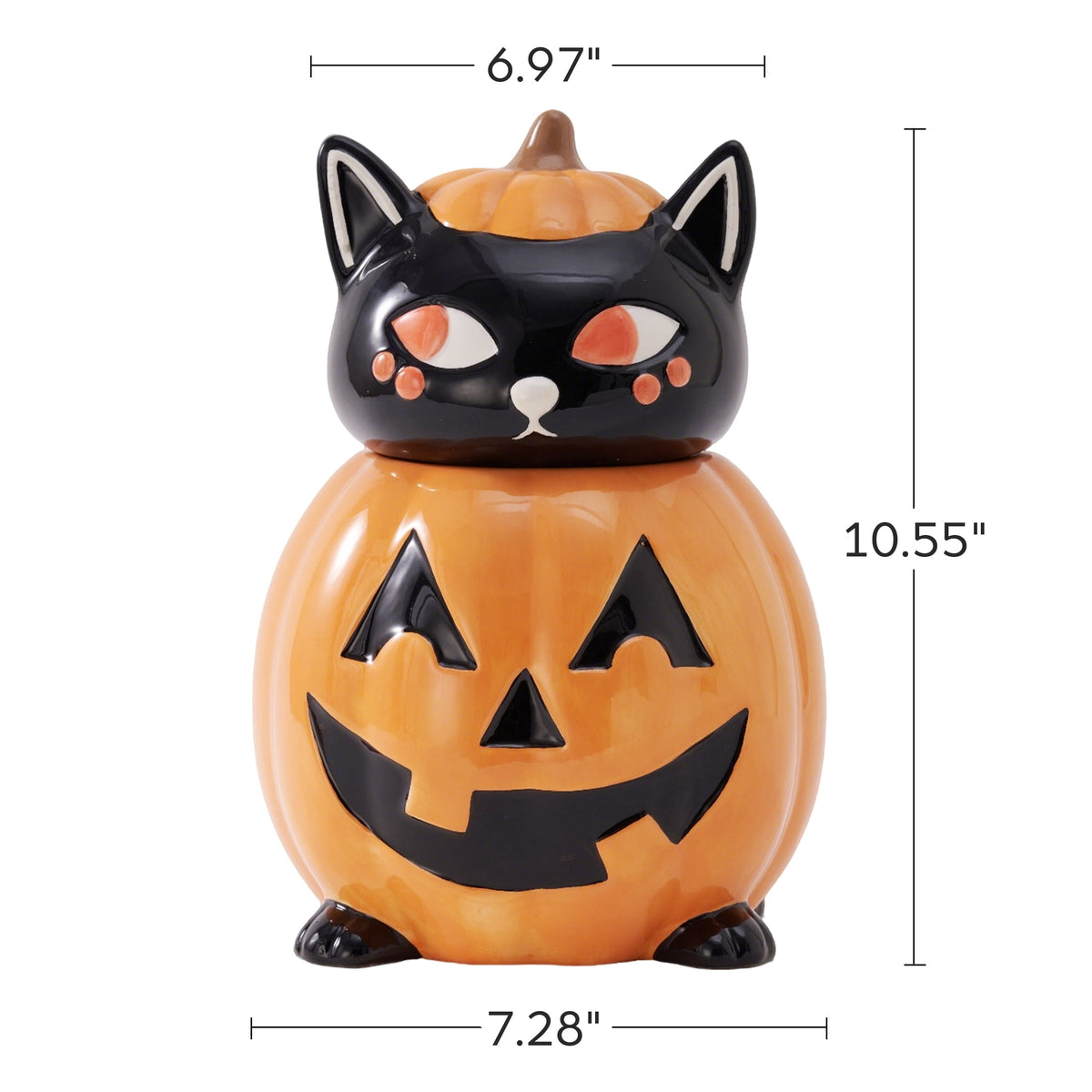 Way to Celebrate Halloween Ghost Dog Ceramic Cookie Jar