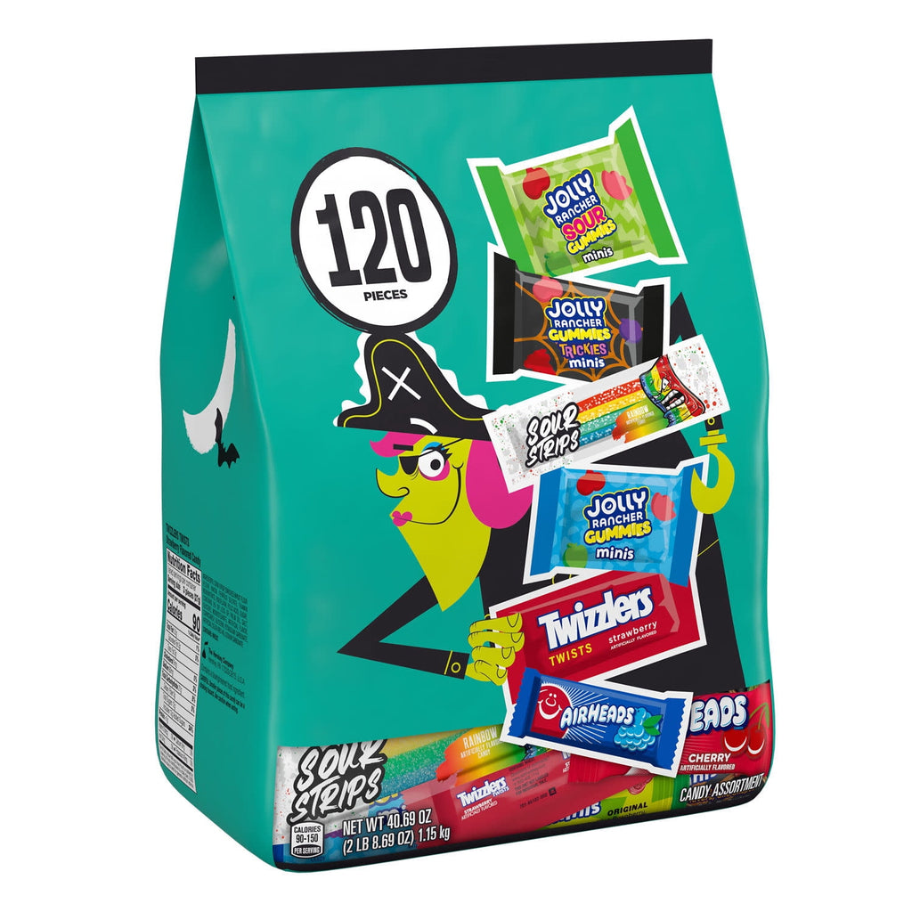 Hershey Assorted Fruit Flavored, Halloween Candy Bulk Bag, 62 oz (175 Pieces)