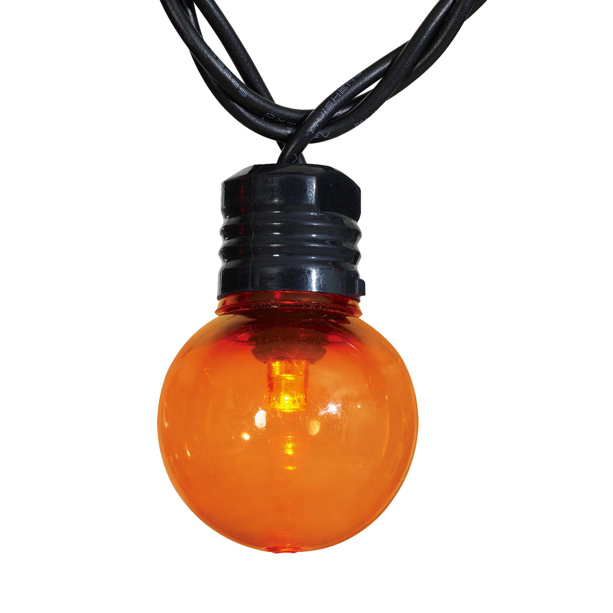 Indoor/Outdoor 70-Count LED G30 Globe String Lights, Multicolor, 21', Halloween by Way To Celebrate