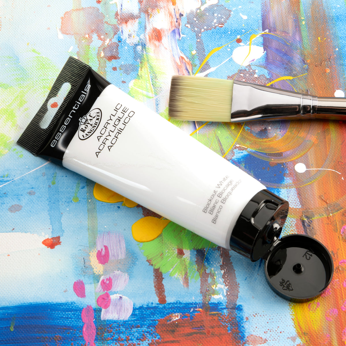Royal & Langnickel Essentials 120ml Primary Yellow Acrylic Artist Paint