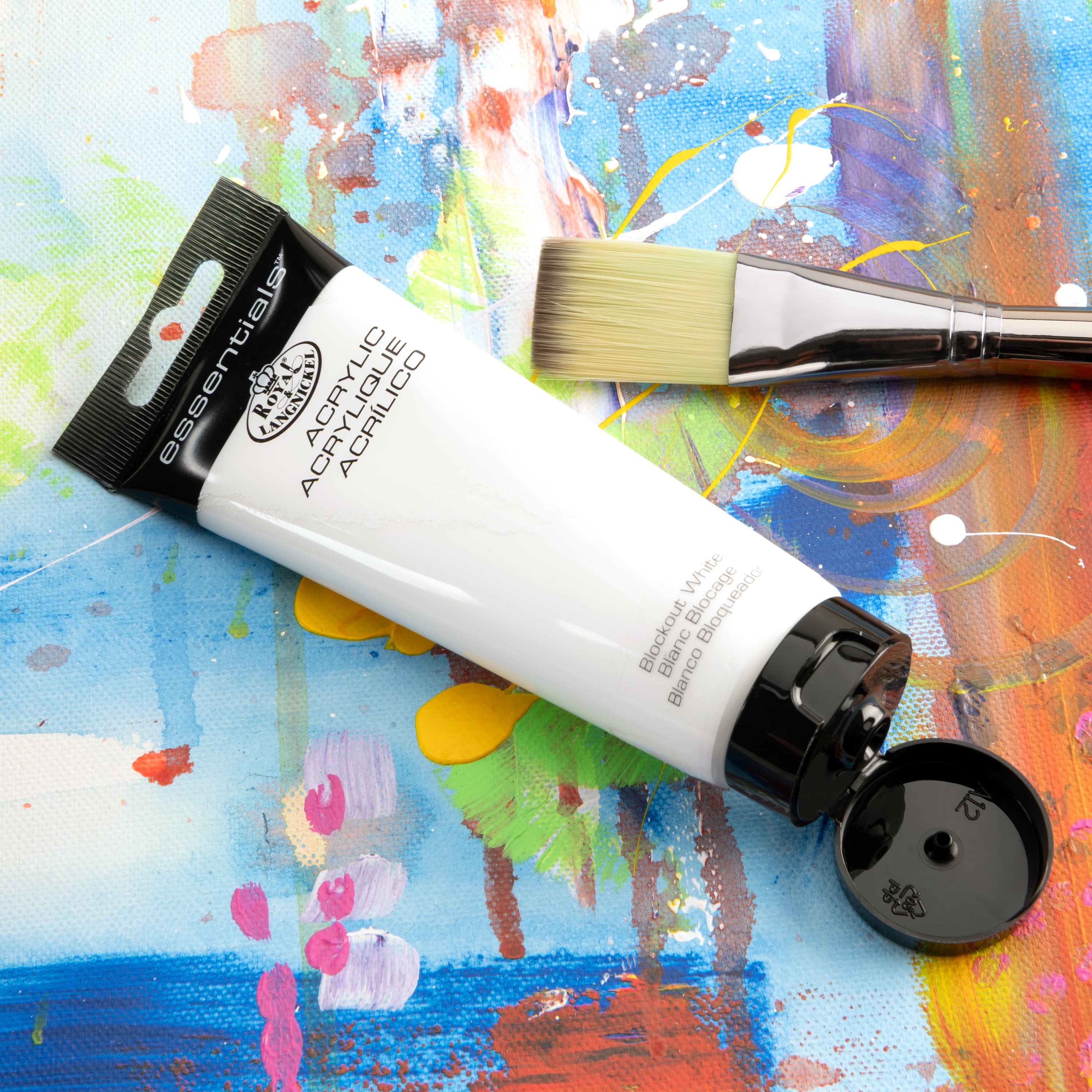 Royal & Langnickel Essentials 120ml Titanium White Acrylic Artist Paint