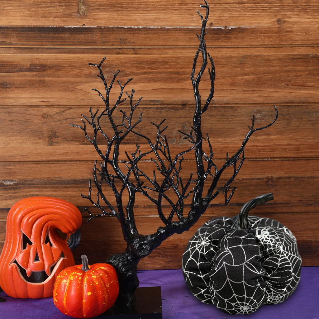 Yika Artificial Flower Black Rose Artificial Silk Flower Artificial Rose Suitable For Halloween Family Wedding Party Decoration