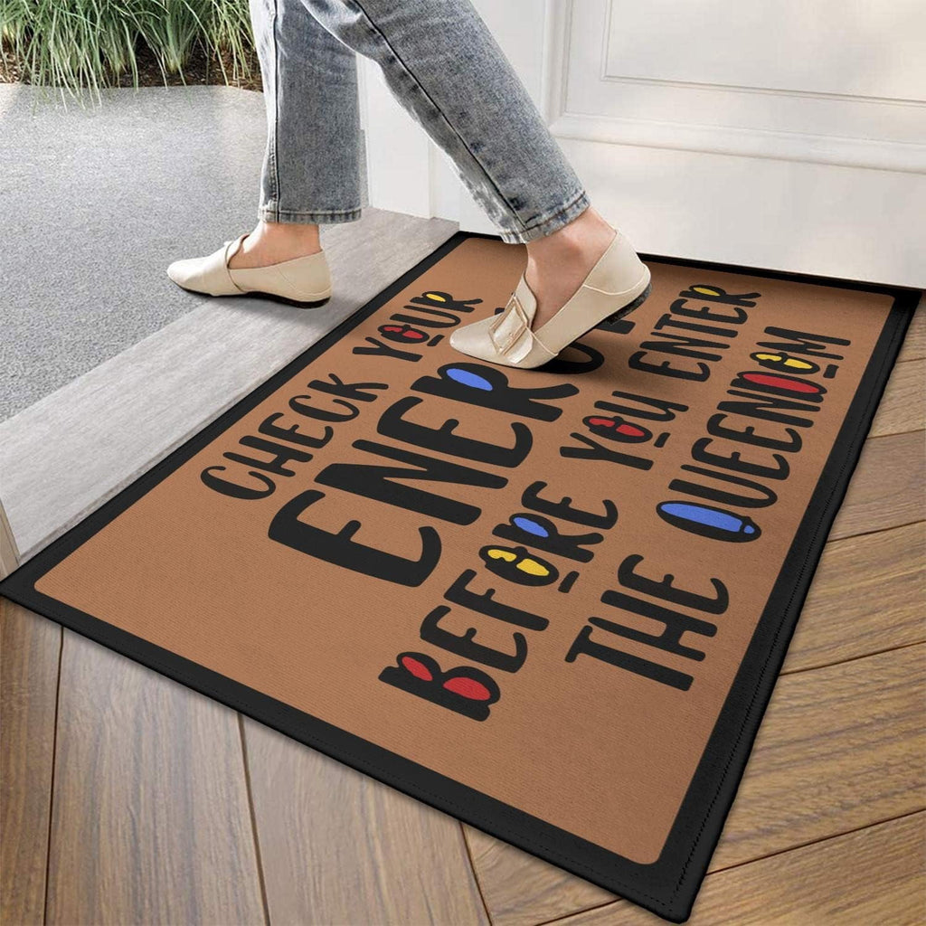 Bear Rugs Tribal Doormat Non-Slip Absorbent Resist Dirt Front Door Mat Machine Washable Welcome Mats Outdoor Inside Floor Rugs for Entryway 30" X 17"…
