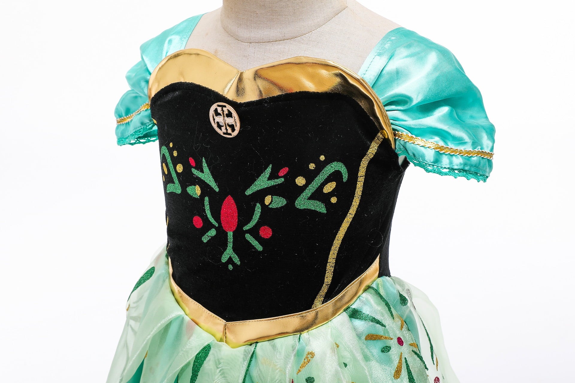 Anna Costume For Girls Anna Dress Princess Costume Christmas Birthday Party Cosplay 8-9Y(A60)