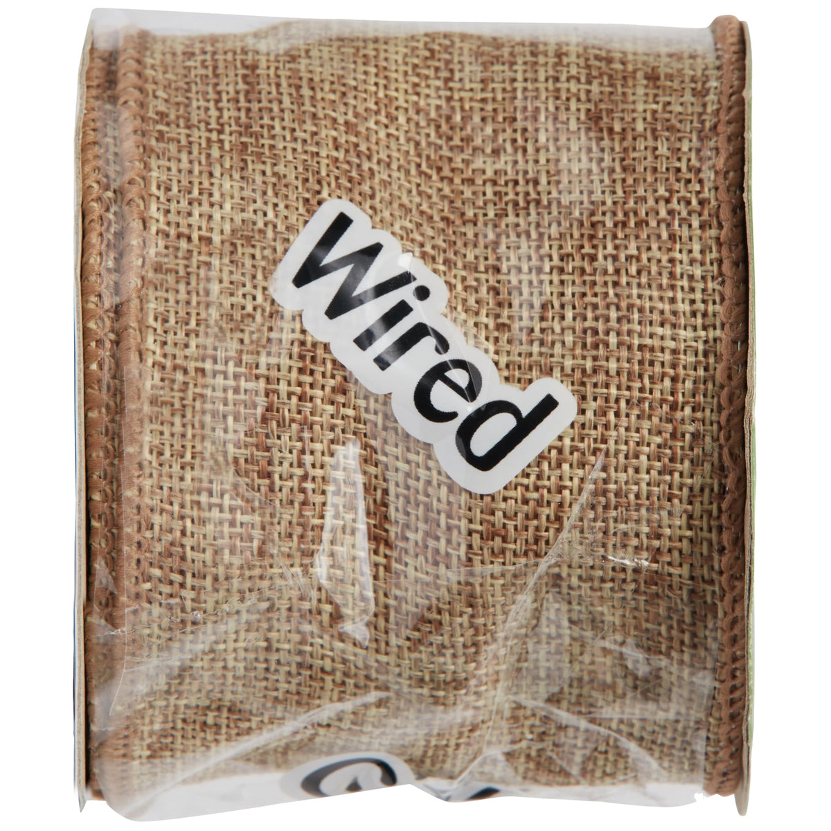 (3 pack) Offray Ribbon, Natural 2 1/2 inch Wired Linen-Look Ribbon for Floral, Crafts, and Decor, 12 feet, 1 Each