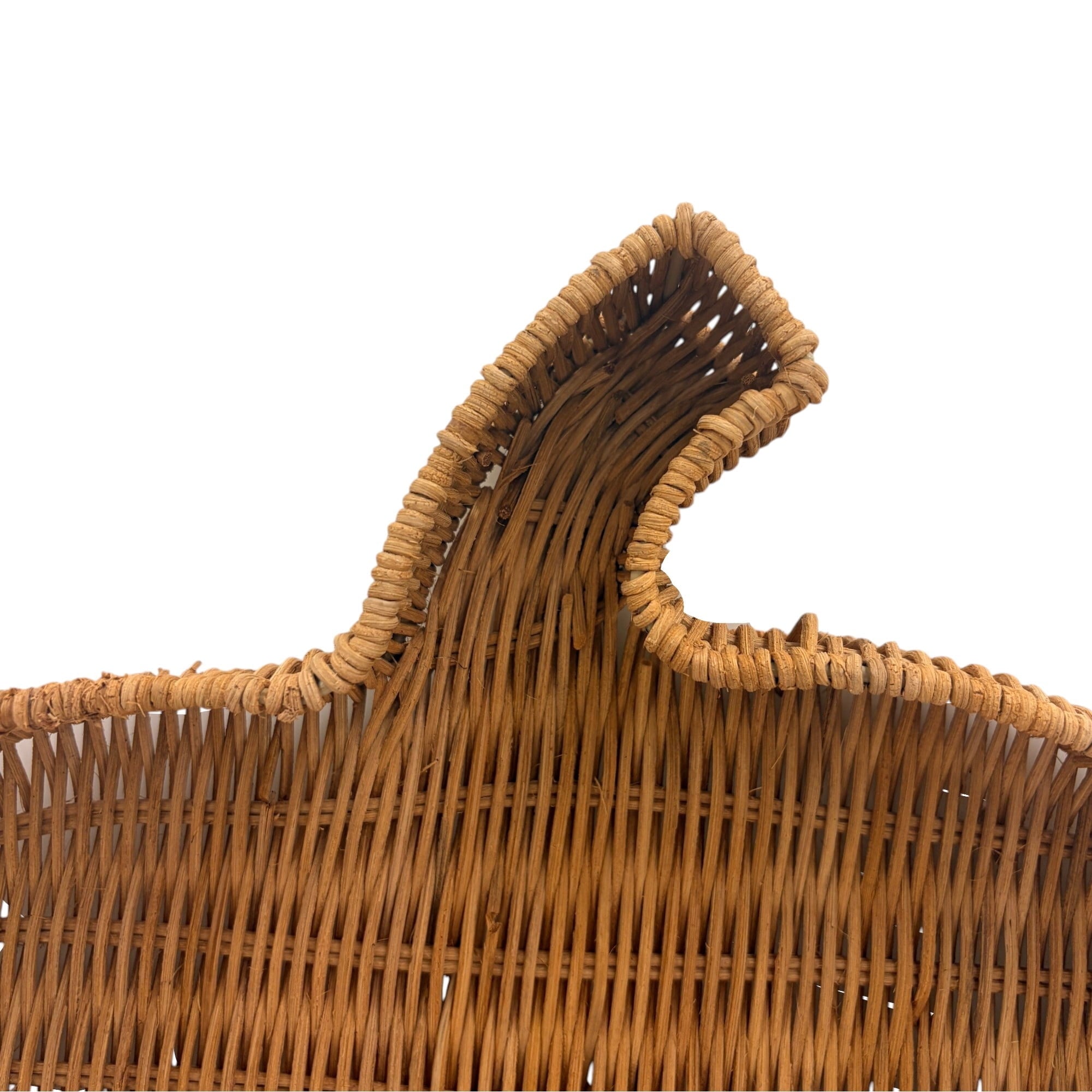 Rattan Pumpkin-Shaped Decorative Tray, Brown, 15", Fall by Way To Celebrate