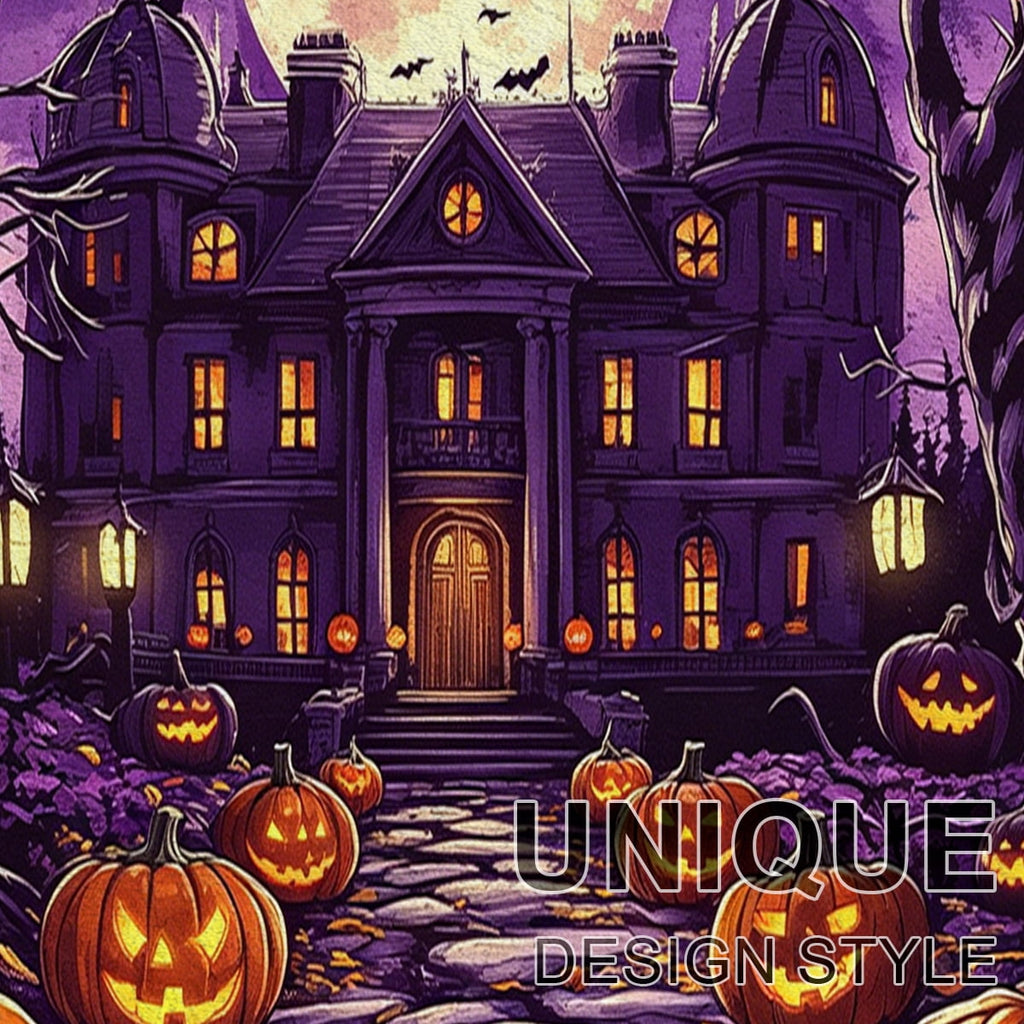 CCTFS Halloween Pumpkin Bat Candy 1Pc Flannel Mat and Kitchen Rugs,Soft Non-slip,Perfect for Home Bathroom