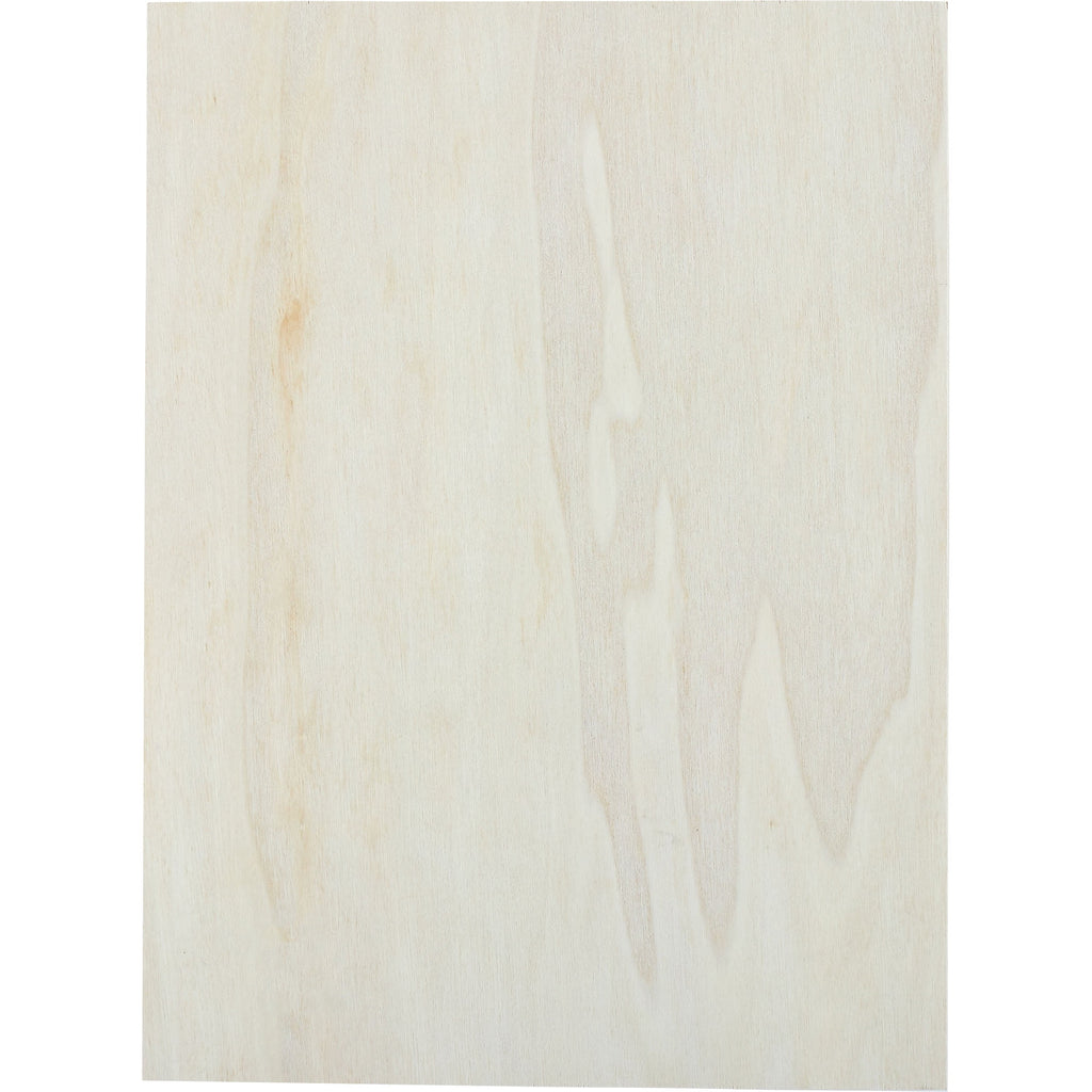 Plaid 96295E Unpainted Wood Surface, Large Rectangle Plaque, 1 Piece, 12" x 9"