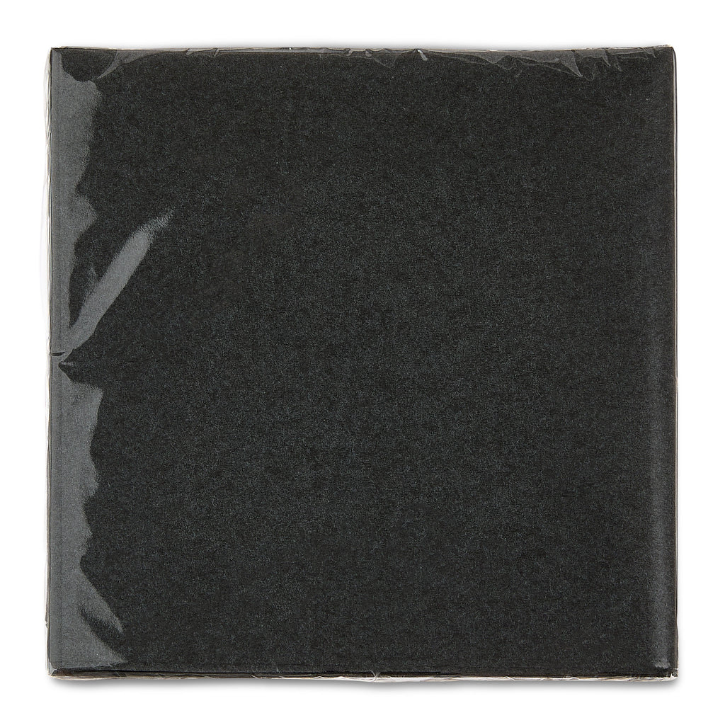 Way To Celebrate Disposable Paper Party Napkins, Black, 6.5 in x 6.5 in, 24 Count