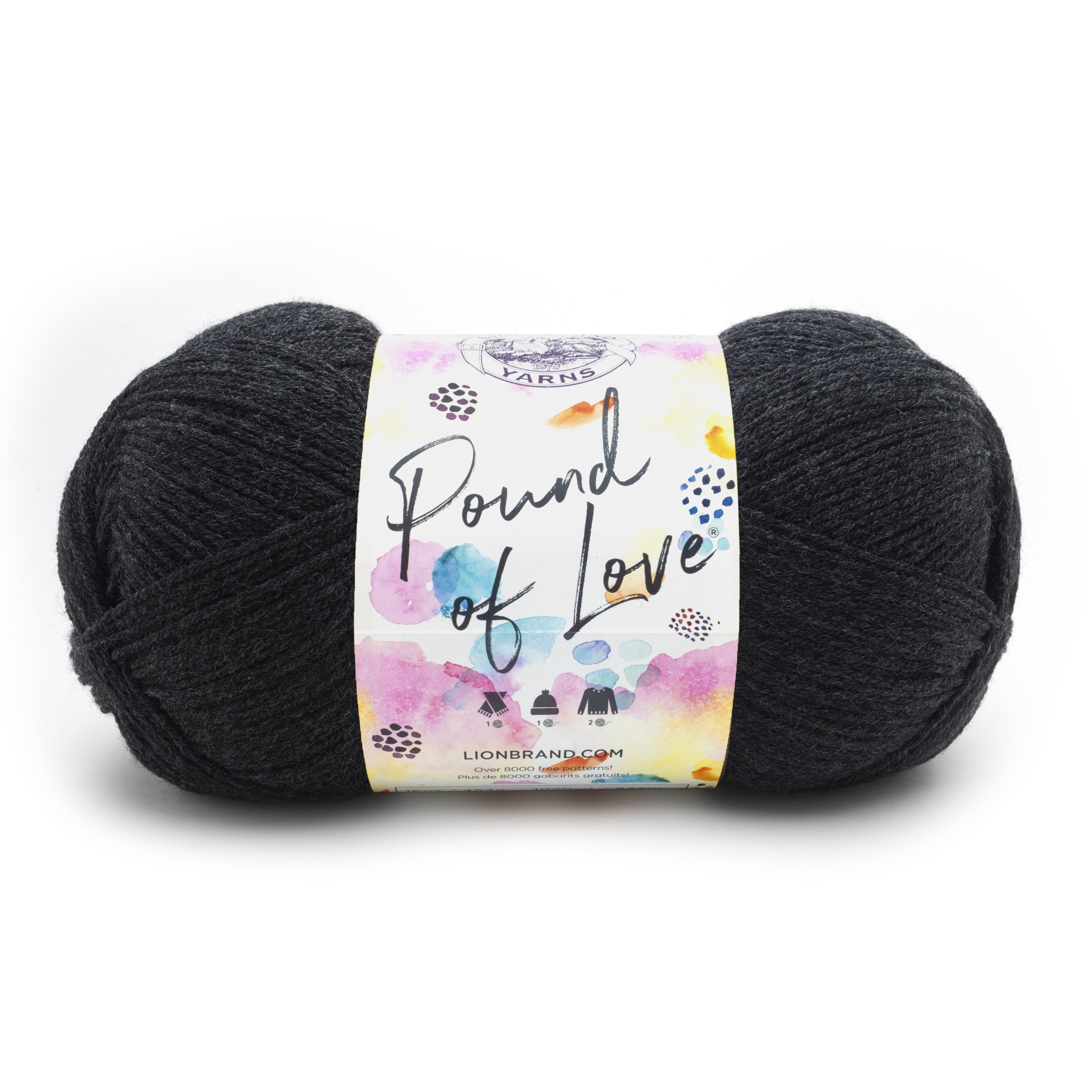 Lion Brand Yarn Pound of Love Pastel Green 4 Medium Worsted Yarn Green 16 oz 1020 yards