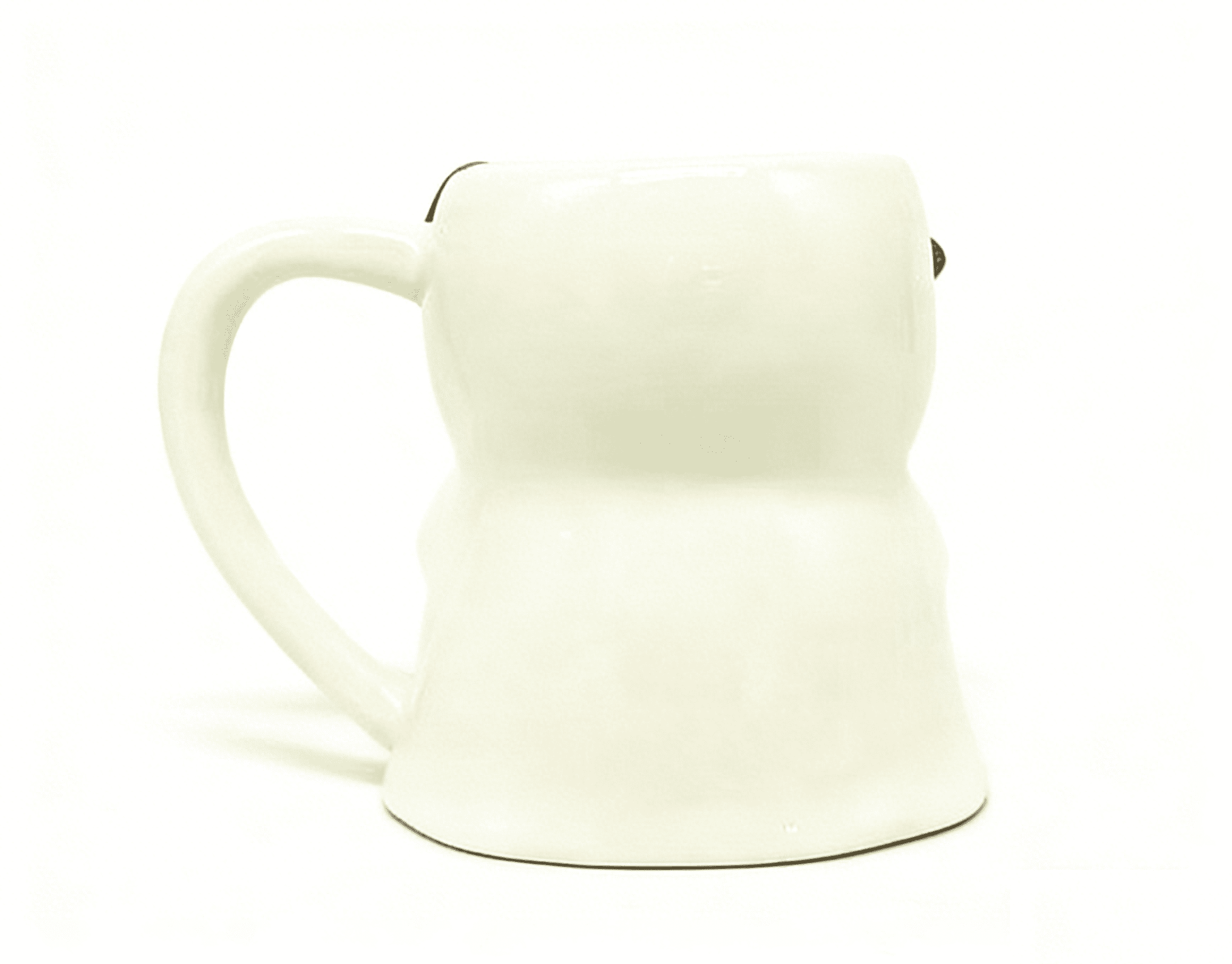Way to Celebrate Halloween White Ghost Dog Ceramic Coffee Mug, 14.88 oz