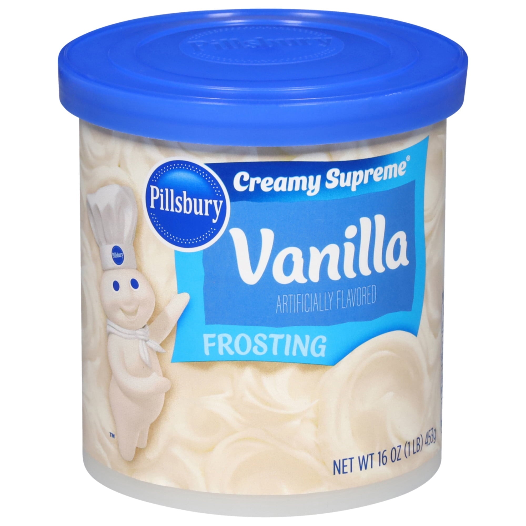 Pillsbury Creamy Supreme Vanilla Frosting, 16 oz Tub