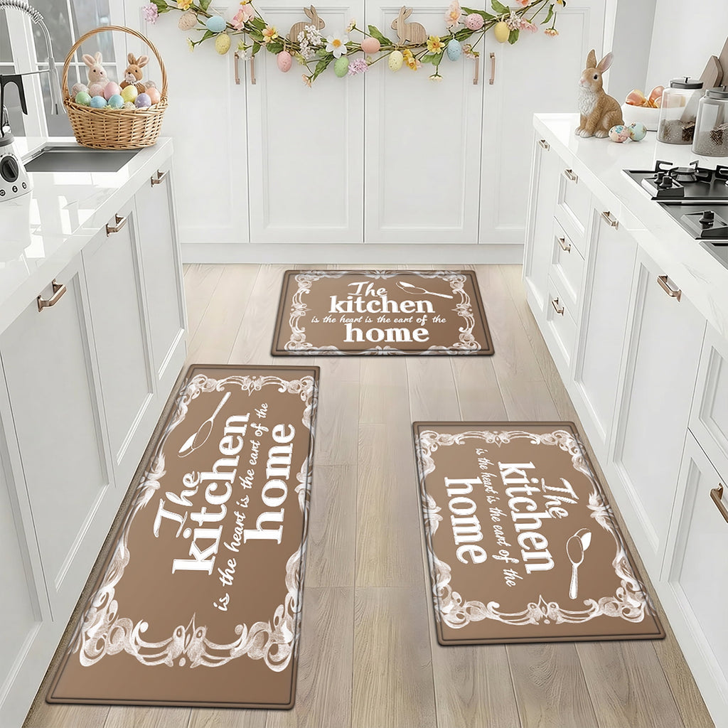 YIMEIS Halloween decoration Kitchen rugs Washable flannel Printed Area Rug and Mats DoorMats, bath mat,Autumn and Winter Festival Decoration-Halloween Undead 15.7'' x 23.6''