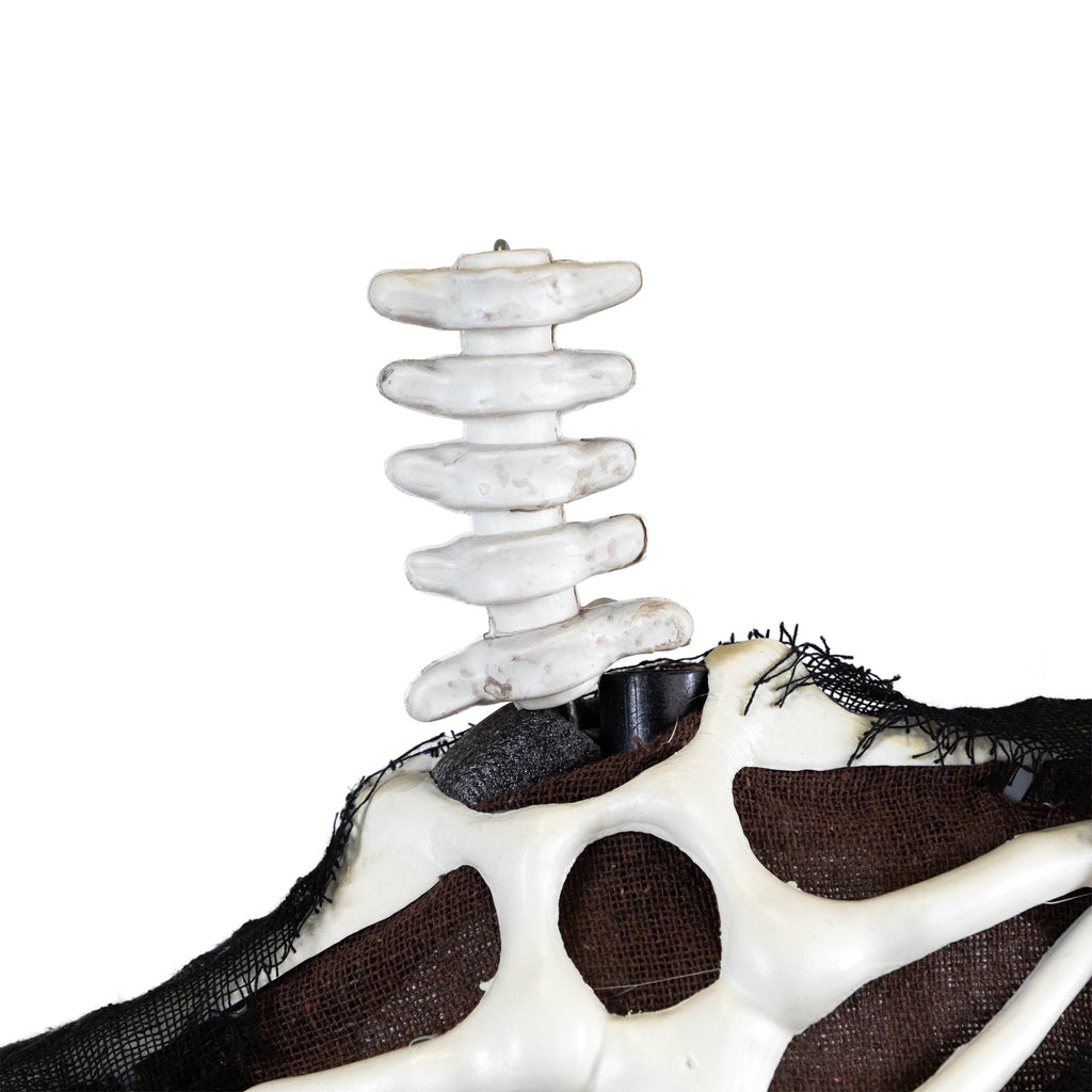 Northlight LED Animated Head-in-Hand Skeleton Maid Halloween Decoration - 57" - White Lights
