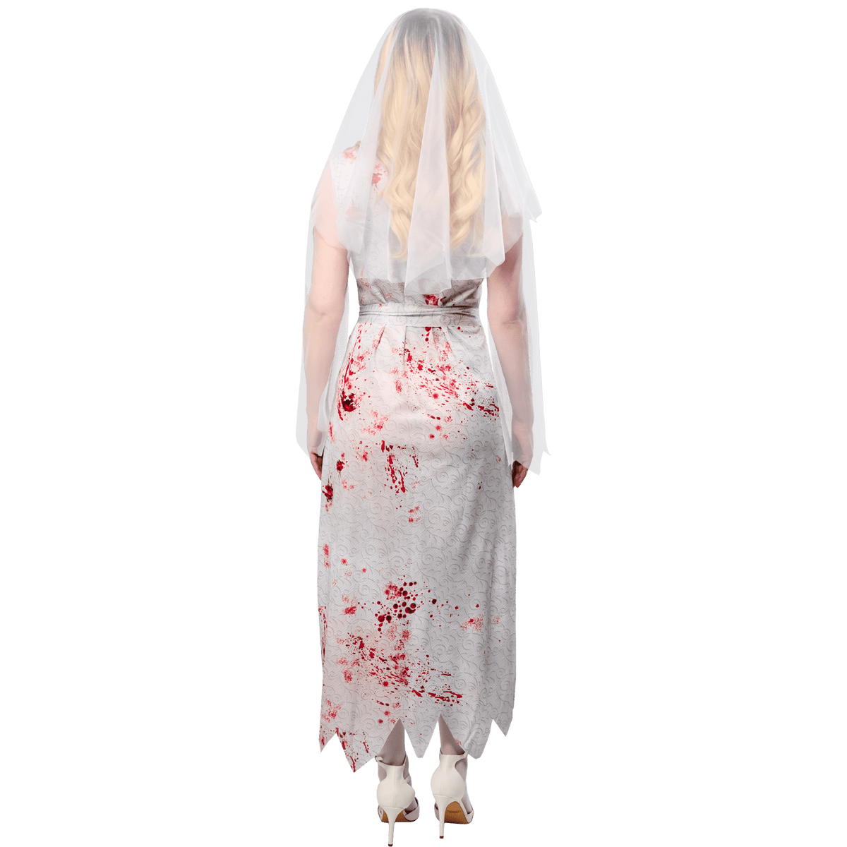 Ghost Bride Halloween Costume for Adults, Women's Size M (8/10), by Way to Celebrate