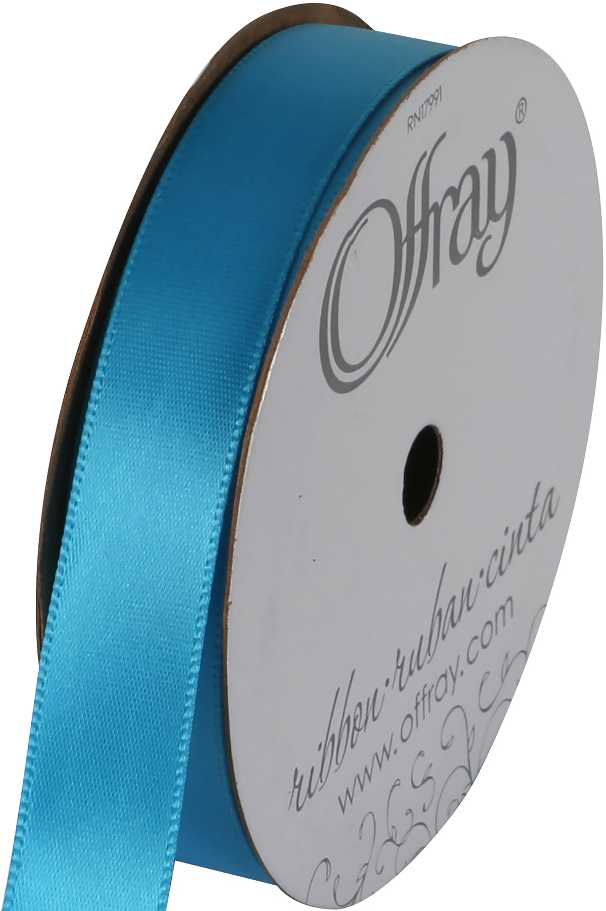 (3 pack) Offray Ribbon, Forest Green 5/8 inch Single Face Satin Polyester Ribbon, 18 feet