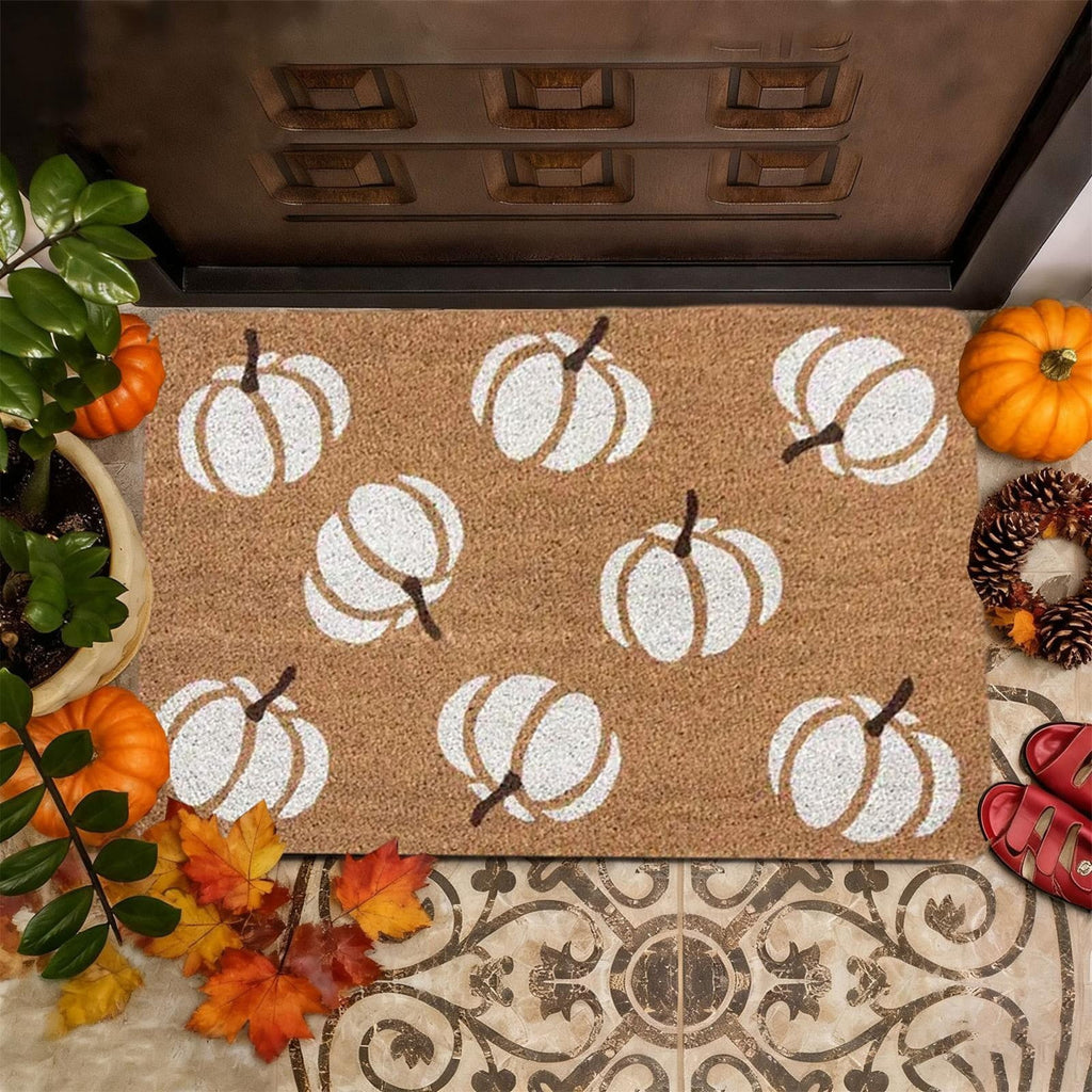 Autumn Door Mat for Entryway, 16x24 Inch, Fall-Themed Floor Doormat for Home Decor, Non-Slip Rug Mat for Living Room, Kitchen, Bedroom, Gifts for Fall Lovers (E)