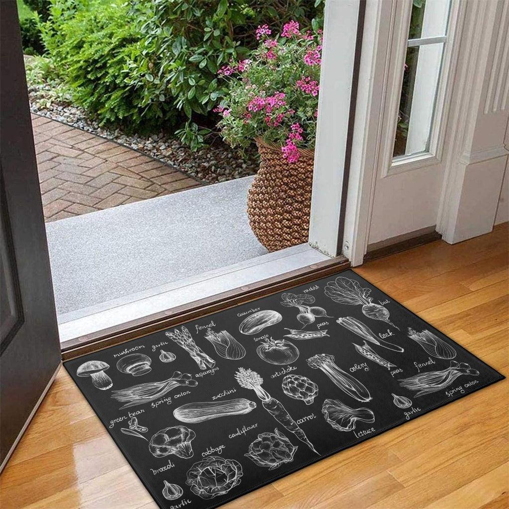 Brown Vintage Tribal Western Non Slip Washable Door Mat Funny Doormat Outdoor Inside Floor Rugs Crystal Velvet 30x17 Inches