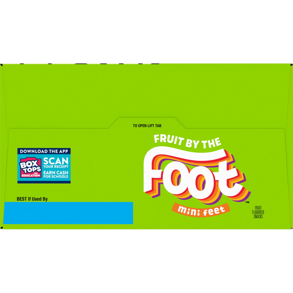 Fruit by the Foot Mini Feet Bloody Mummy Fruit Flavored Snacks, Halloween Treats, 26 Count