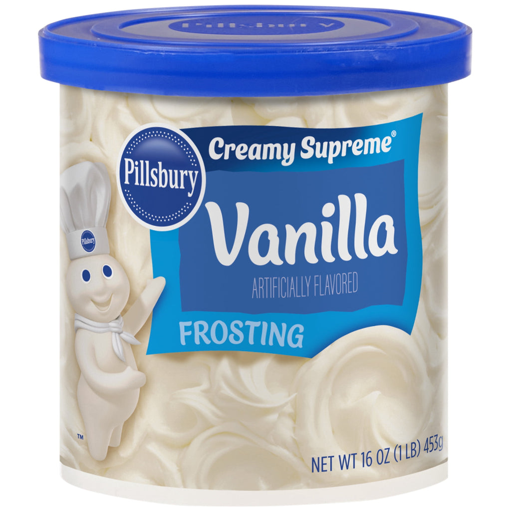 Pillsbury Creamy Supreme Vanilla Frosting, 16 oz Tub
