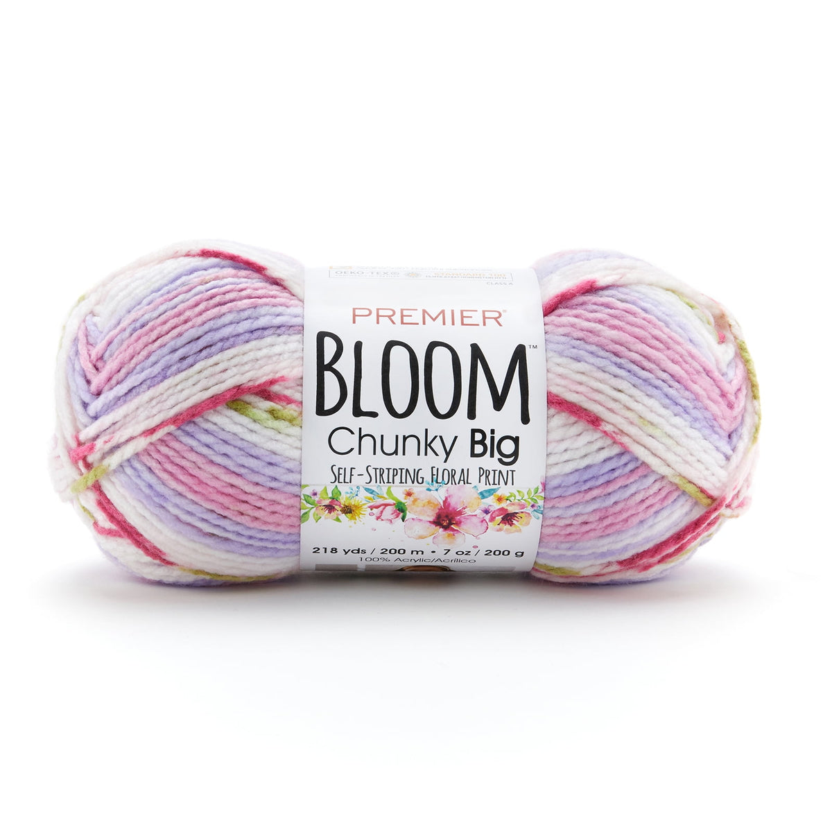 Premier Yarns - Bloom Chunky Big Yarn - Snapdragon - 7oz 218yds - 5 Bulky Weight - Acrylic