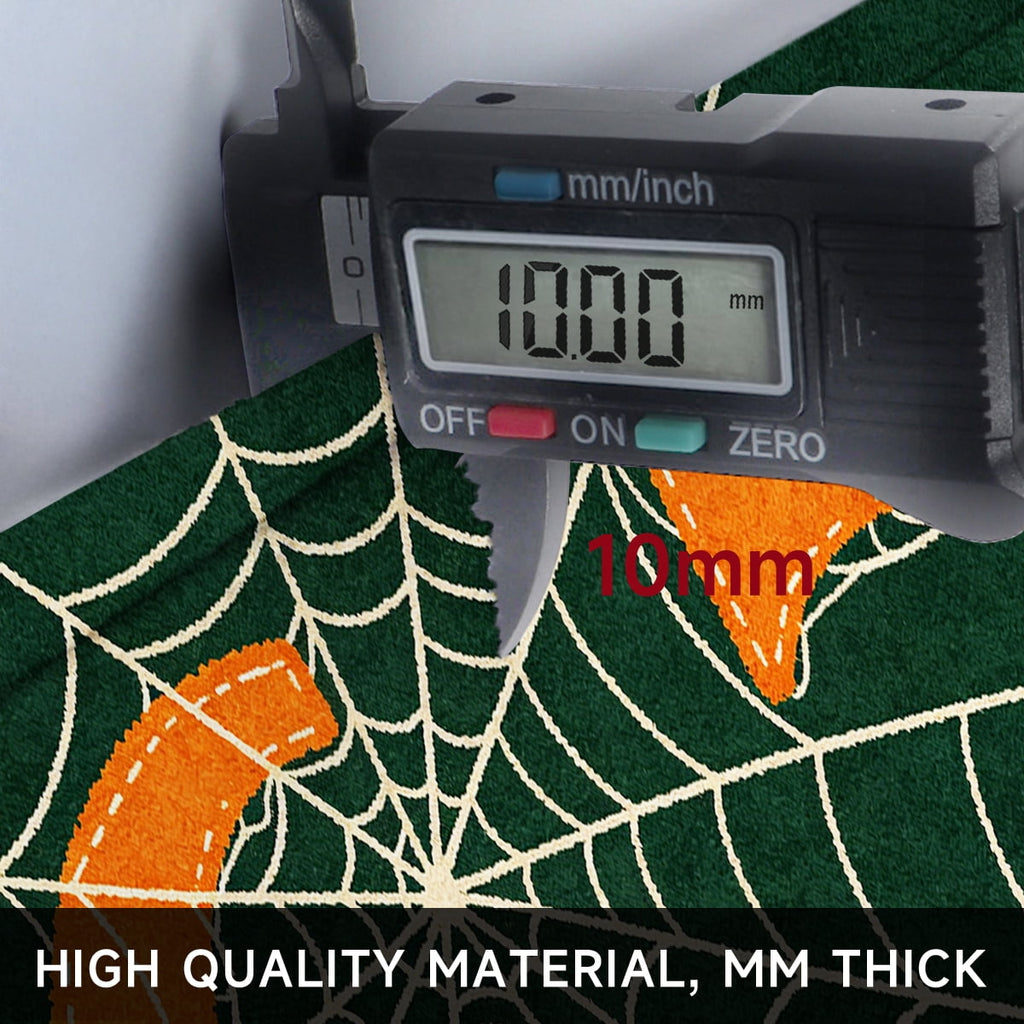 CCTFS Halloween Skeletons Holding Hot Drinks Household 1Pc Flannel Mat and Kitchen Rugs,Soft Non-slip for Bedroom Entryway
