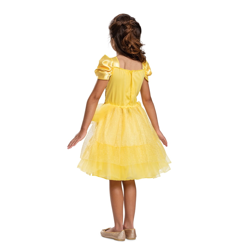 Disney Beauty & The Beast Belle Halloween Costume for Children, Girls Size XS (4/5), by Disguise
