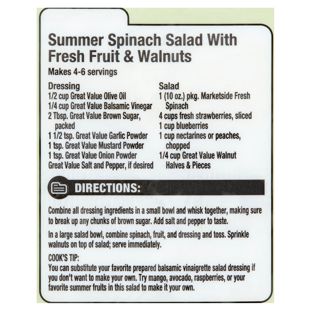 Great Value Walnuts Halves & Pieces, 8 oz