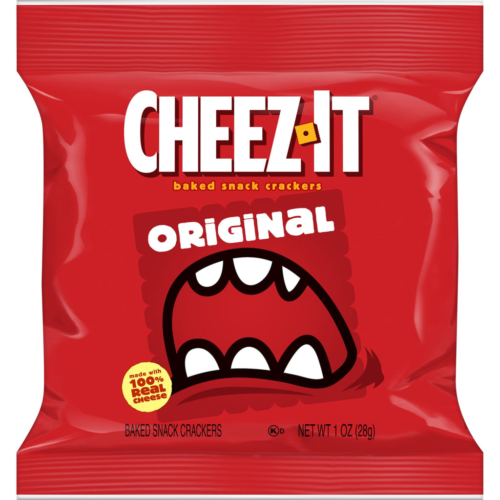 Cheez-It Original Halloween Cheese Crackers, Trick-or-Treat Snacks, 30 Count