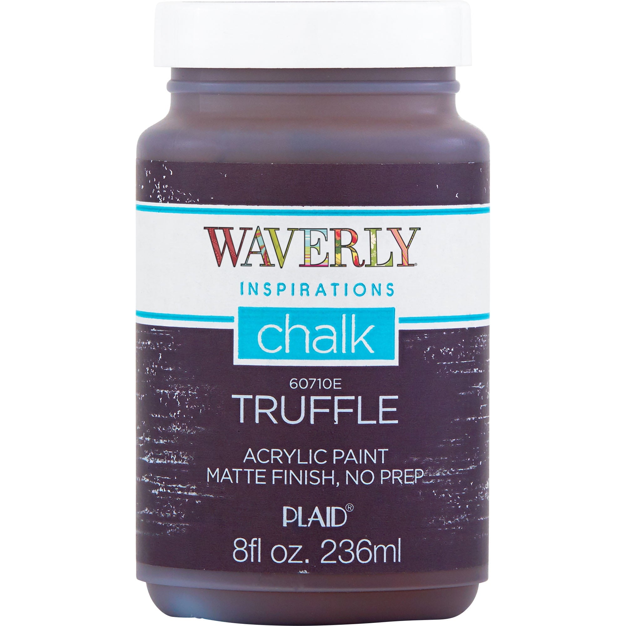 Waverly Inspirations Chalk Paint, Ultra Matte Finish, White, 8 fl oz