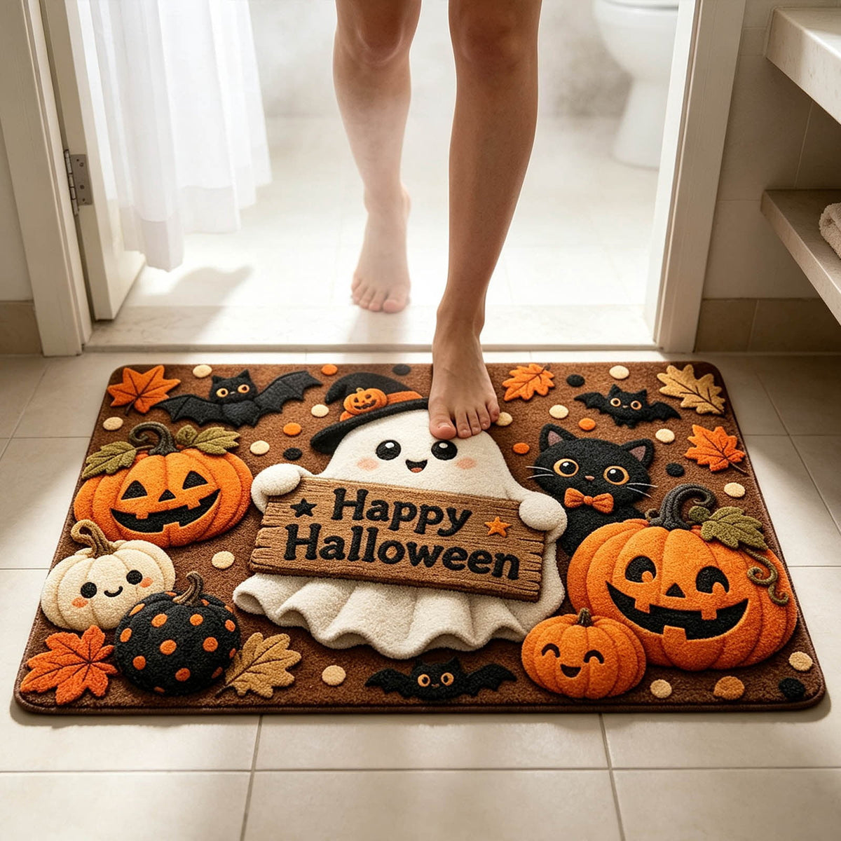 Halloween Doormat Halloween Home Decoration Doormats, Create A Holiday Atmospheres 40*60cm Halloween Party Supplies