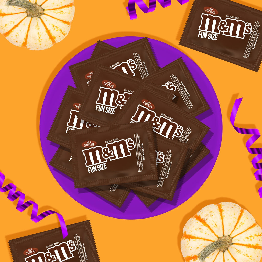 M&M's Milk Chocolate Fun Size Halloween Chocolate Candy - 10.53oz Bag