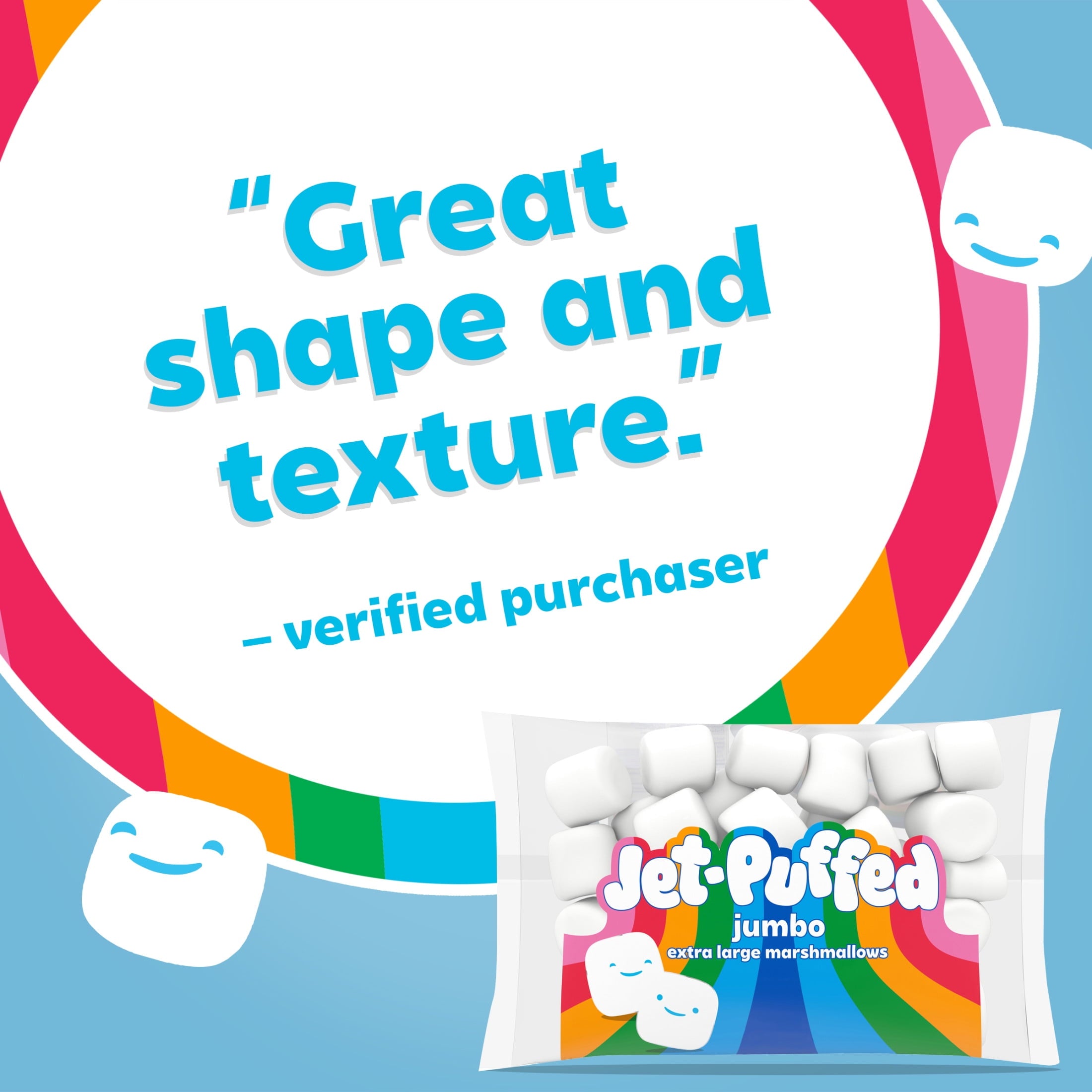 Jet-Puffed Pumpkin Spice Pumpkin-shaped Marshmallows, 8 oz. Bag