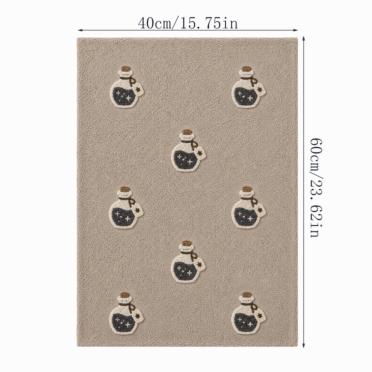 Halloween Thanksgiving Pumpkin Doormat 24x16 Inch, Simple Fall Farmhouse Entrance Mat for Front Porch Patio Home Decor