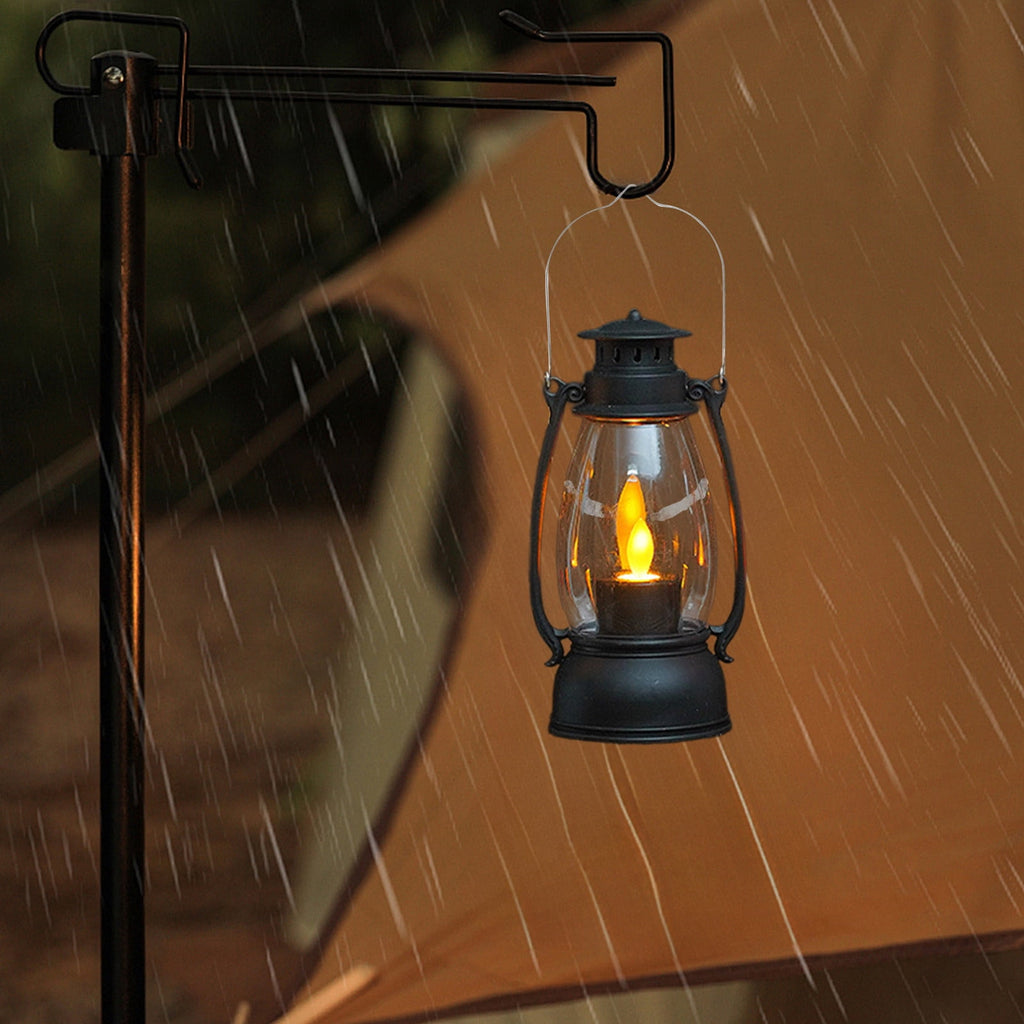 Diceymbol Vintage LED Candle Lantern Battery Operated Flickering Flame Light with Handle for Indoor/Outdoor, Old-Fashioned Colt Lamp Halloween Christmas Home Decor