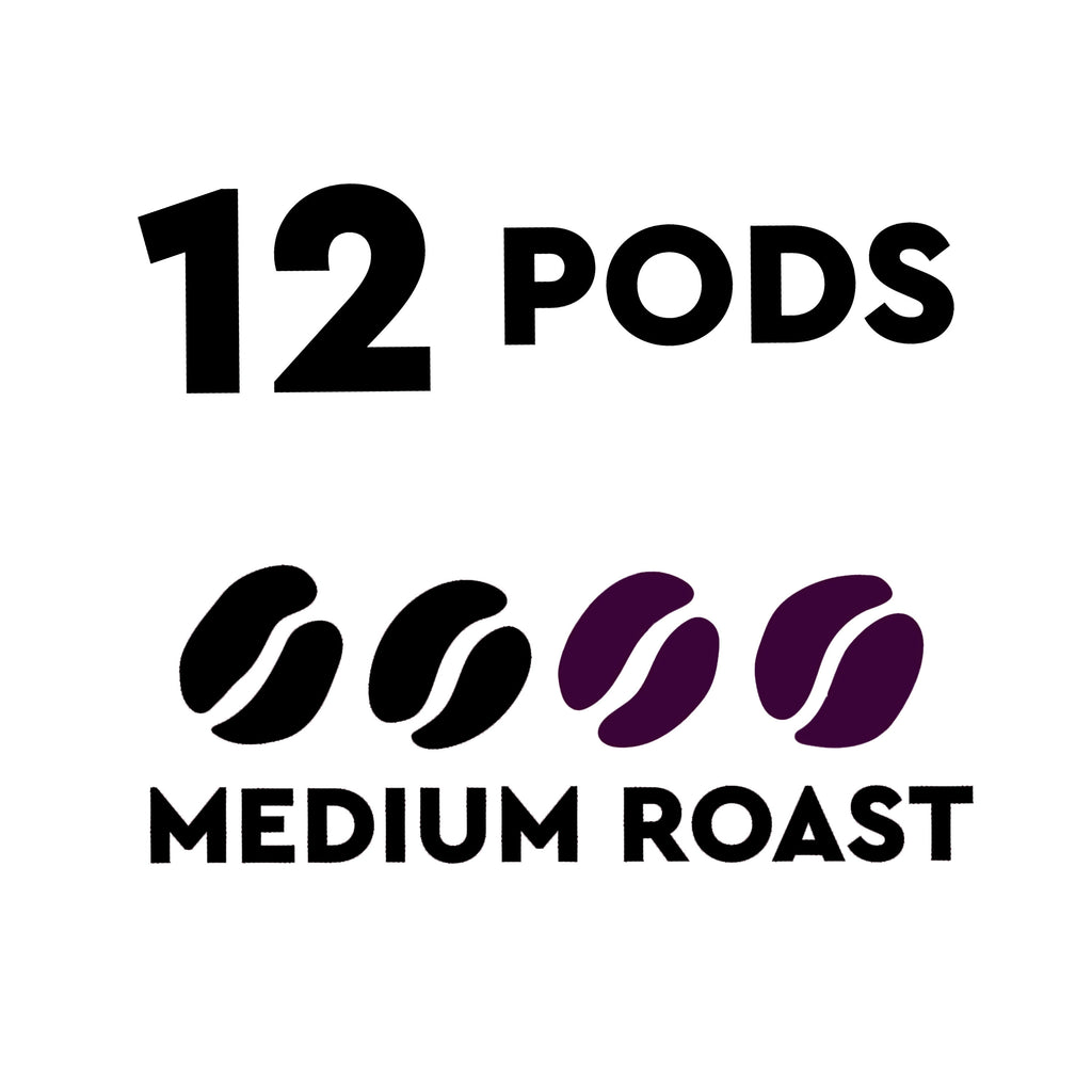 Great Value Caramel Apple Ground Coffee Pods, 3.9 oz, 12 Count