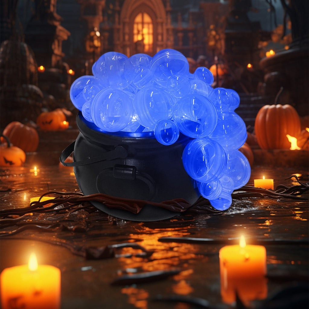 Muecwrye Halloween Decorations Outdoor, Halloween Clearance! Halloween Witches Cauldron on Tripod with Lights, DIY Bubbling Cauldron Set Decor for Home Porch Outside, Halloween Party Supplies