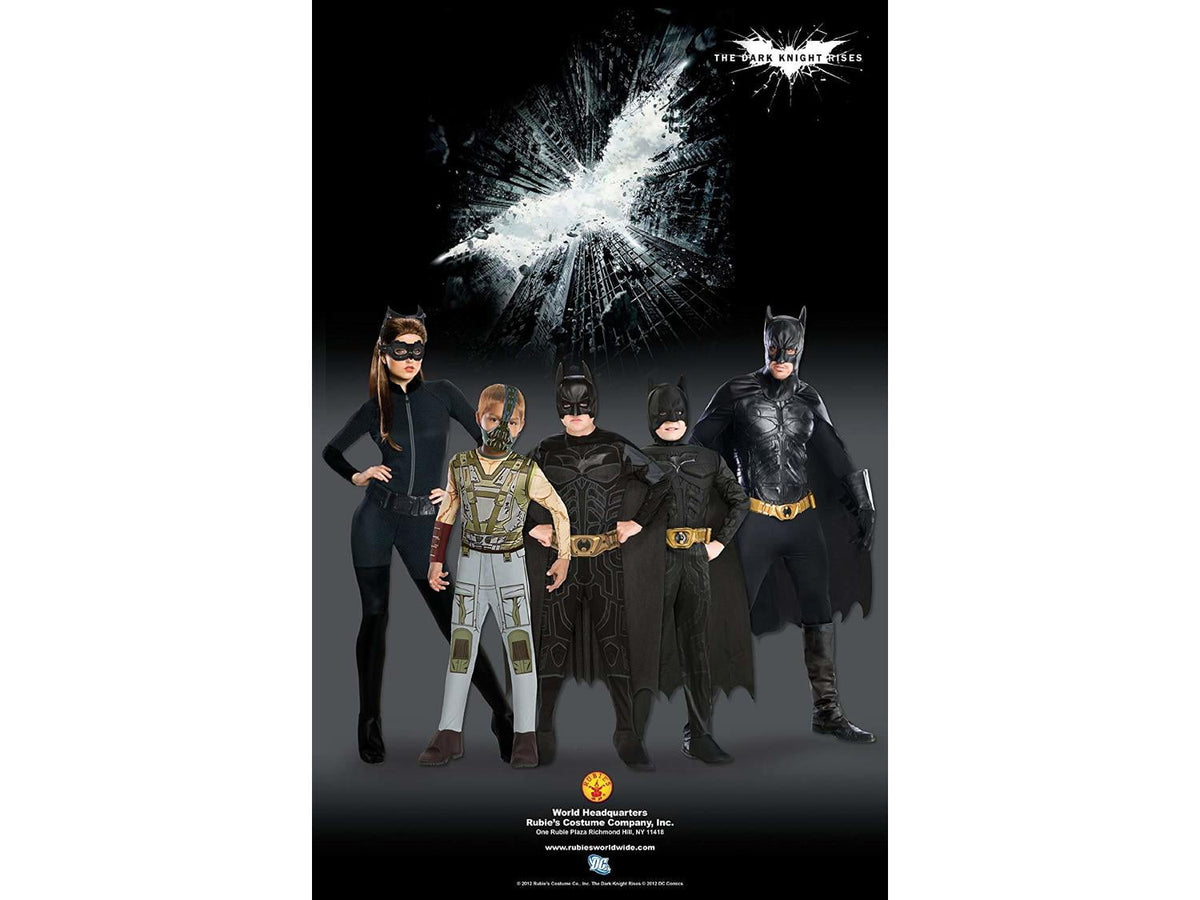 The Dark Knight Rises Batman Mask and Cape Set for Adults by Rubies, Men's One Size