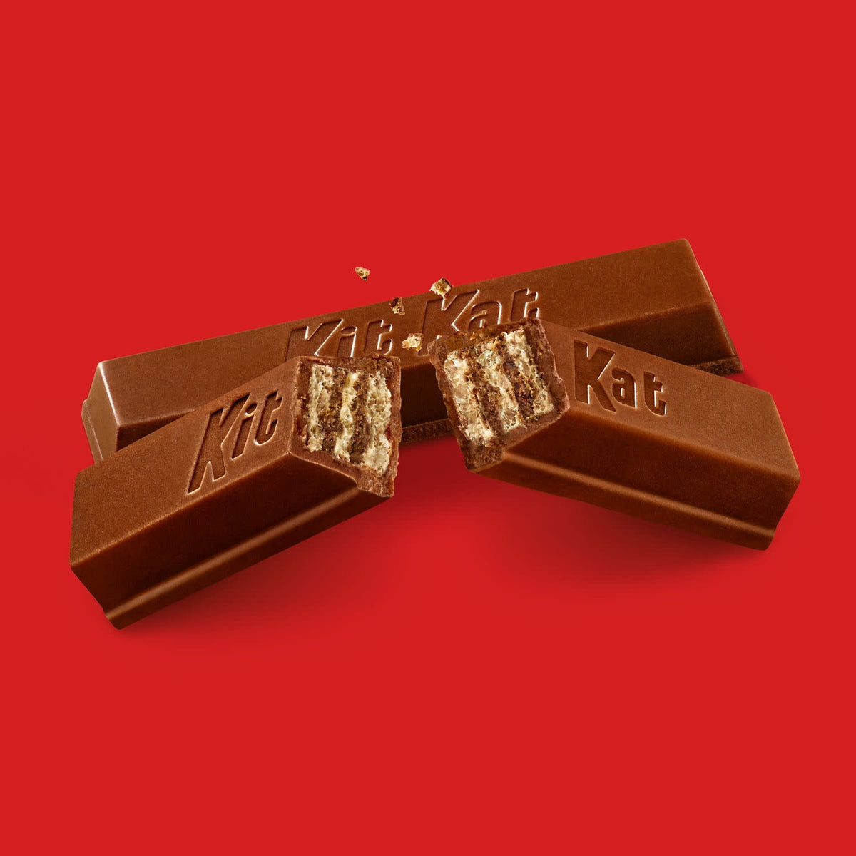 (2 pack) Kit Kat Milk Chocolate Wafer Snack Size, Halloween Candy Jumbo Bag, 20.1 oz