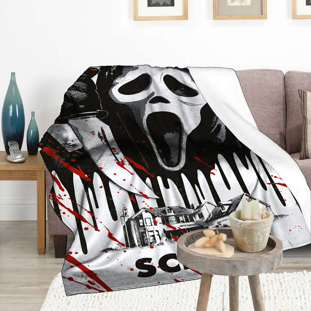 Jbralid This is My Horror Movie Watching Blanket, Horror Movie Blanket, Halloween Blanket, Scary Movie Blanket, Horror Blanket Gifts for Halloween 40x50 in