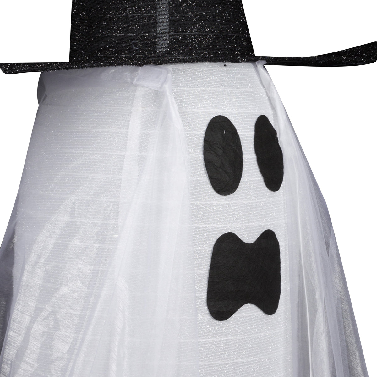 Halloween Outdoor Decor Ghost w/Hat Spooky Moods 41.93 in L x 71.85 in H x 26.97 in W 8.64 lb