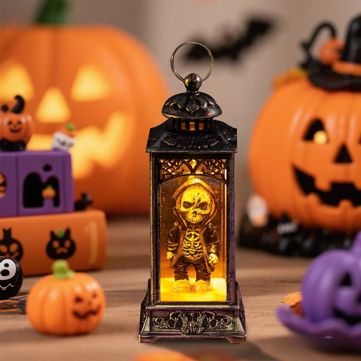 Halloween LED Skeleton Battery Operated Flameless Candle Light For Party Bar & Room Decorations
