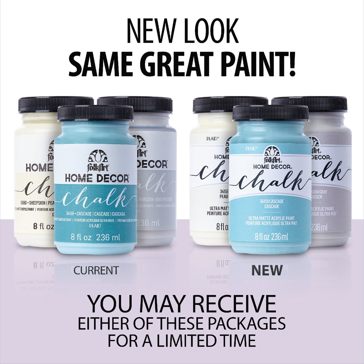 FolkArt Home Décor Chalk Acrylic Craft Paint, Java, Ultra Matte Finish, 8 fl oz
