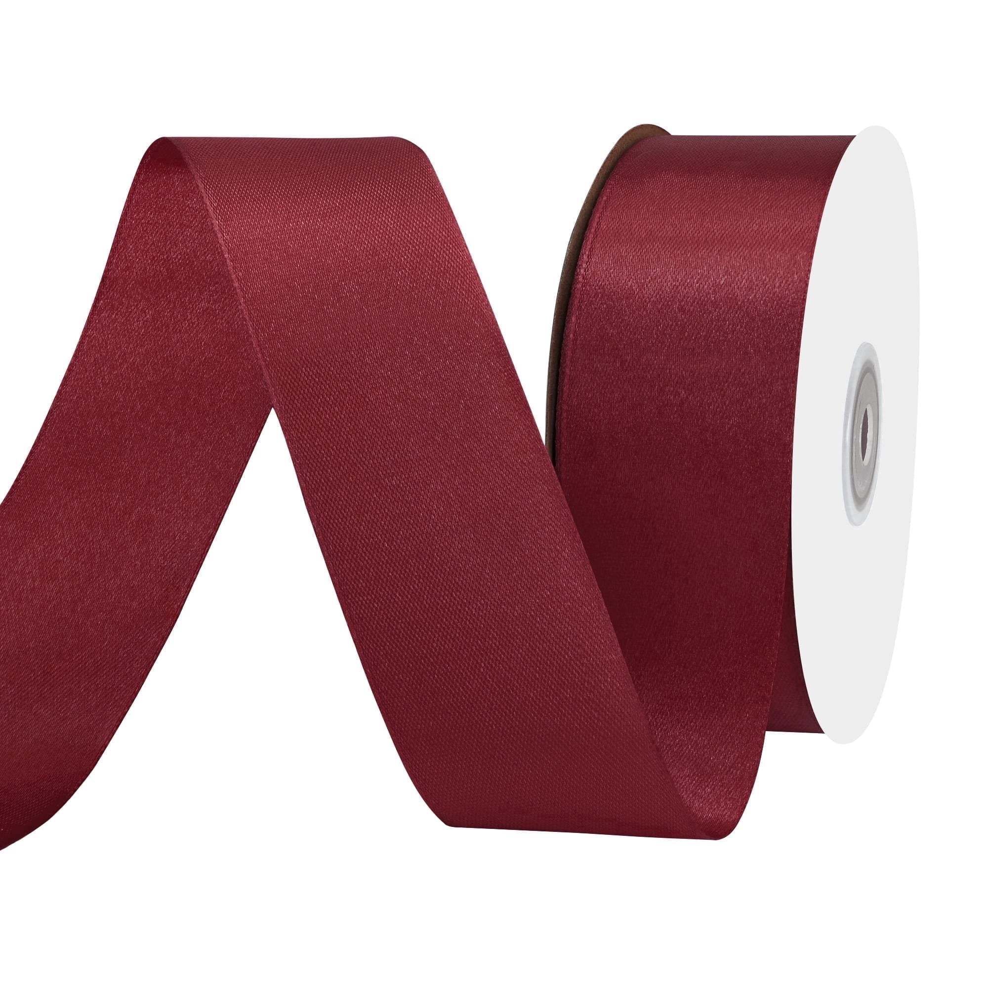 THEGLY 1.5 inch x 100 Yard Red Satin Ribbon Perfect for Gift Wrapping, Crafts, Christmas, Hair Styling, Invitation Decor & More